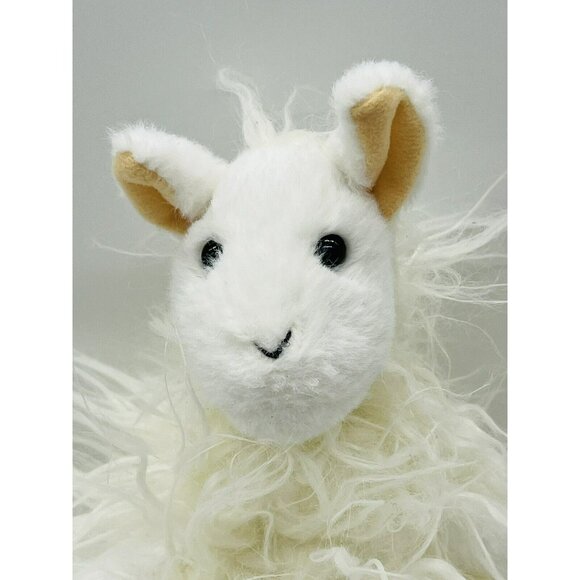 Aurora Llama Plush White Fuzzy 9 inch Stuffed Animal 2019 Alpaca - Picture 2 of 10